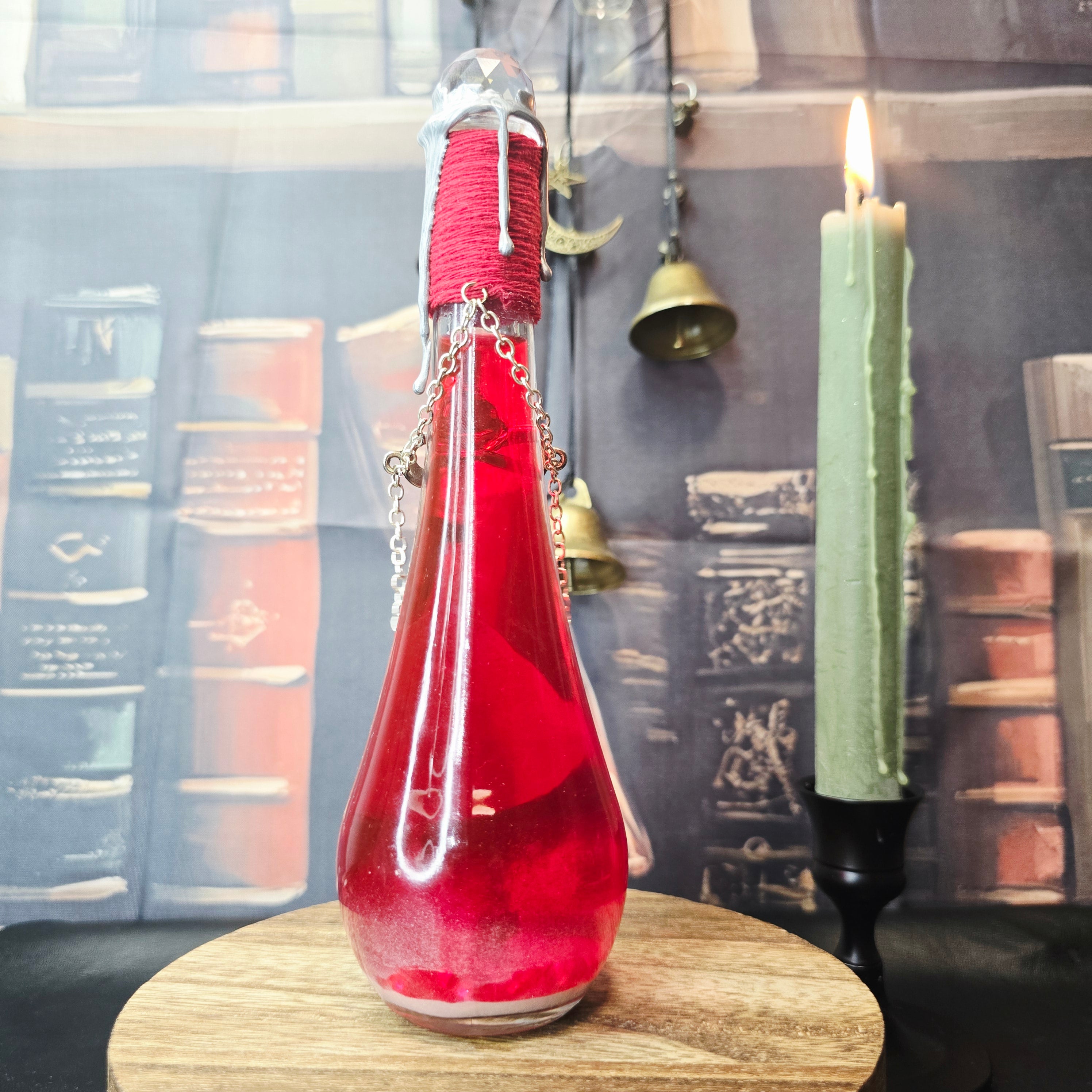 Handmade Fae Light Bloom Color Changing Decorative Potion Bottle Prop