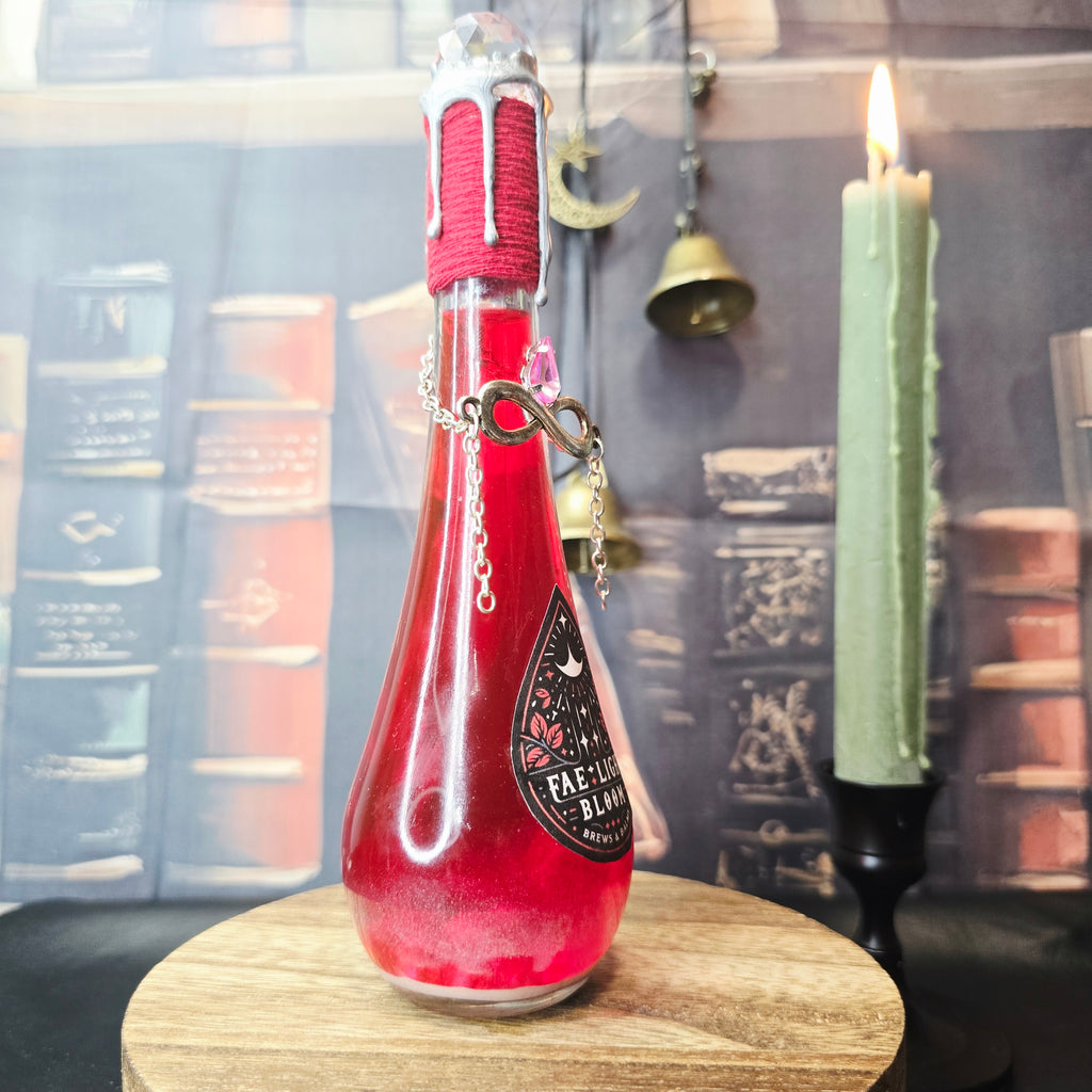 Handmade Fae Light Bloom Color Changing Decorative Potion Bottle Prop