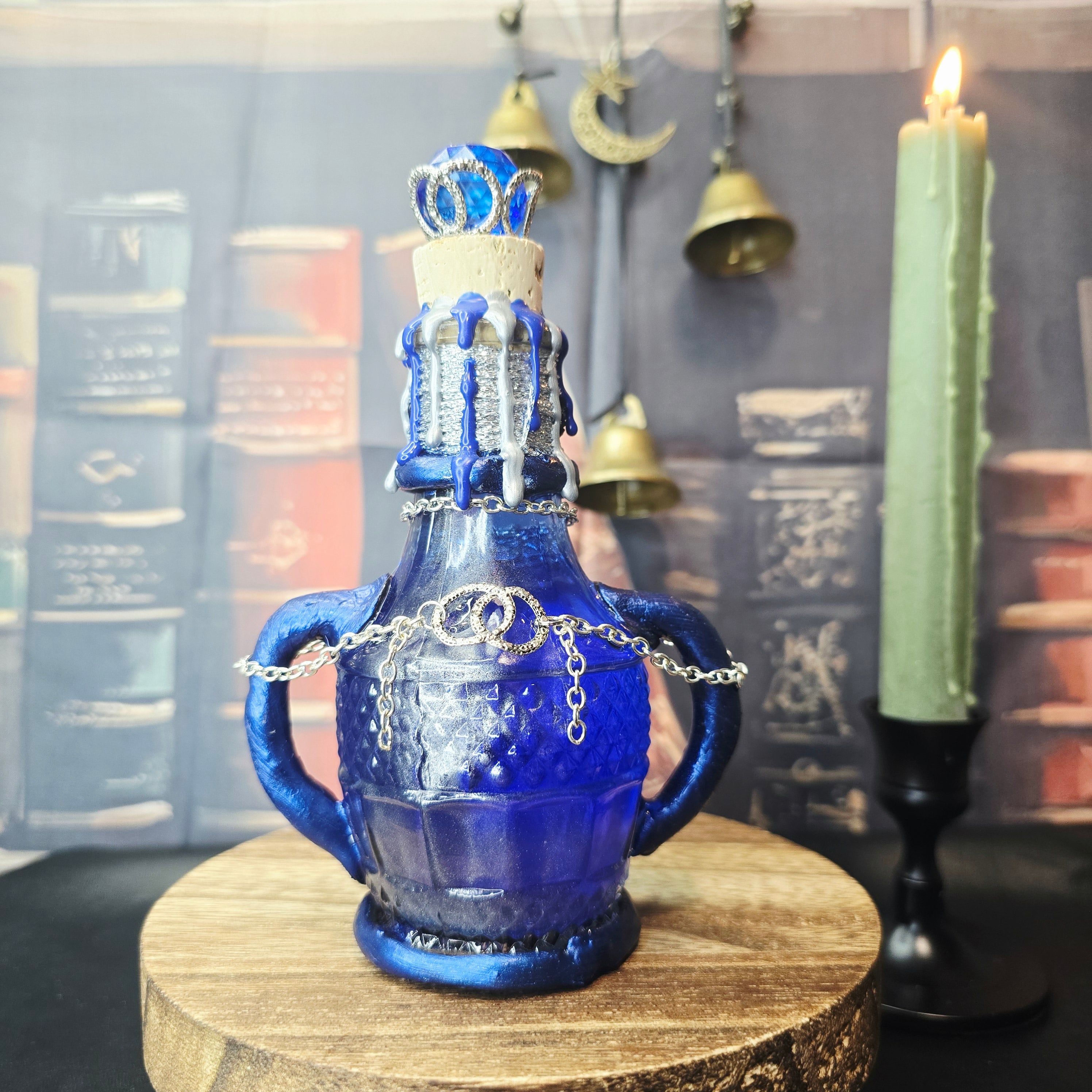 Handmade Spellbound – Binding Elixir | Color Changing Decorative Potion Prop | Fantasy Decor