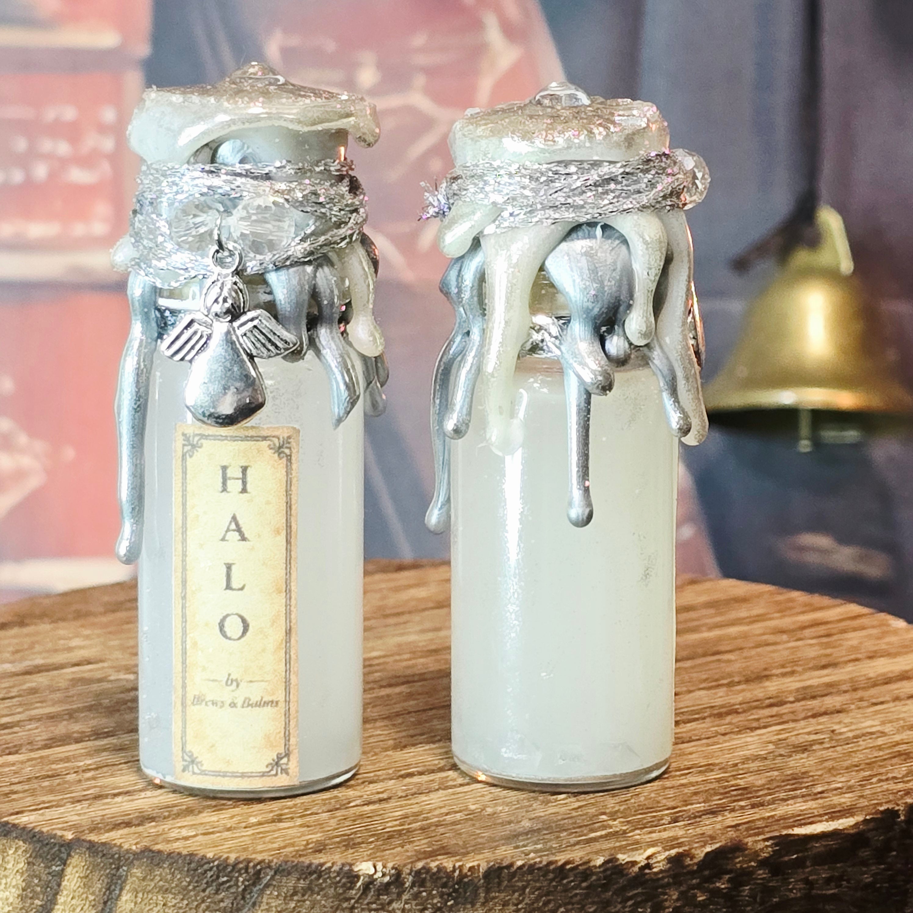 Handmade Mini affirmation decorative potion bottles - Believe - Love - Magic - Halo - Thrive - Stargazer - Shimmer