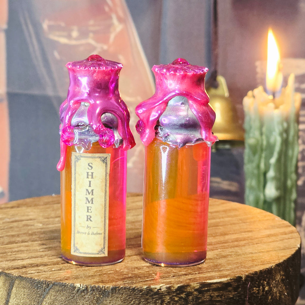 Handmade Mini affirmation decorative potion bottles - Believe - Love - Magic - Halo - Thrive - Stargazer - Shimmer