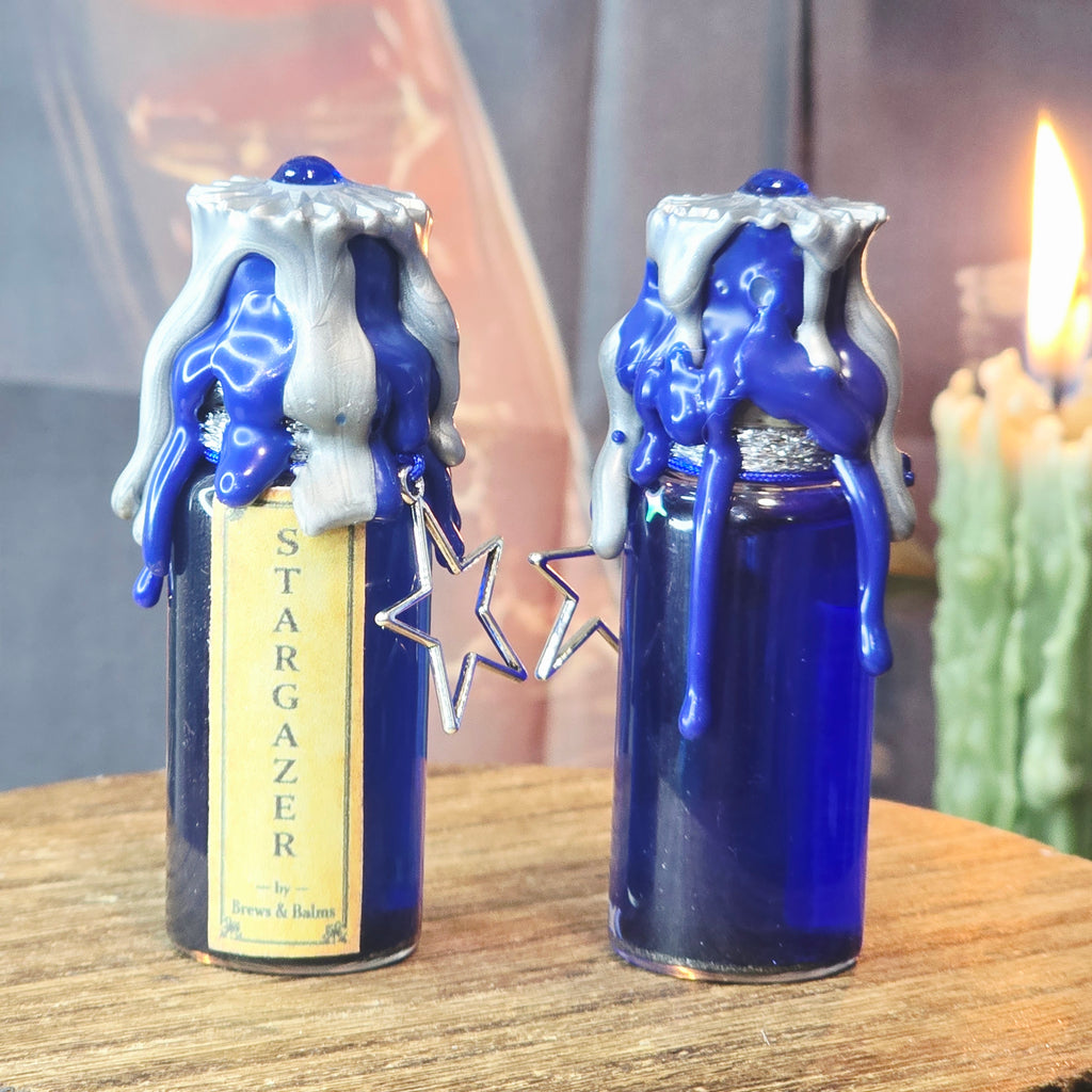 Handmade Mini affirmation decorative potion bottles - Believe - Love - Magic - Halo - Thrive - Stargazer - Shimmer