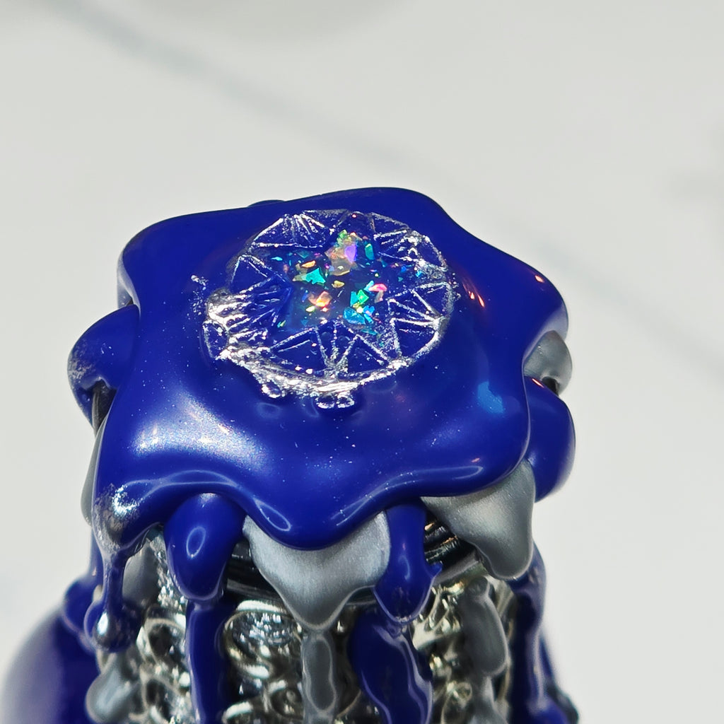 Handmade STARGAZER Color-Changing Potion Bottle Prop Blue to Midnight