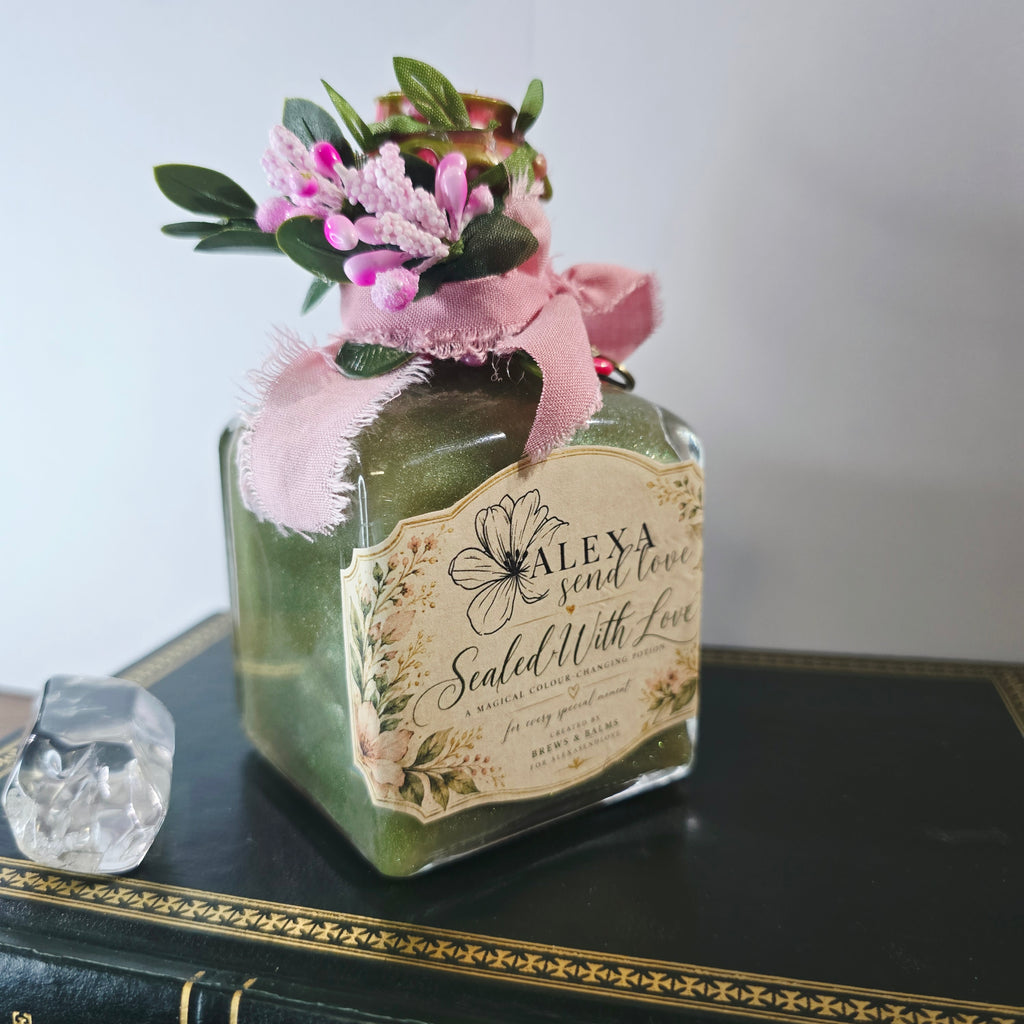 Handmade Personalized Decorative Potion Bottle - Custom Designed for you!