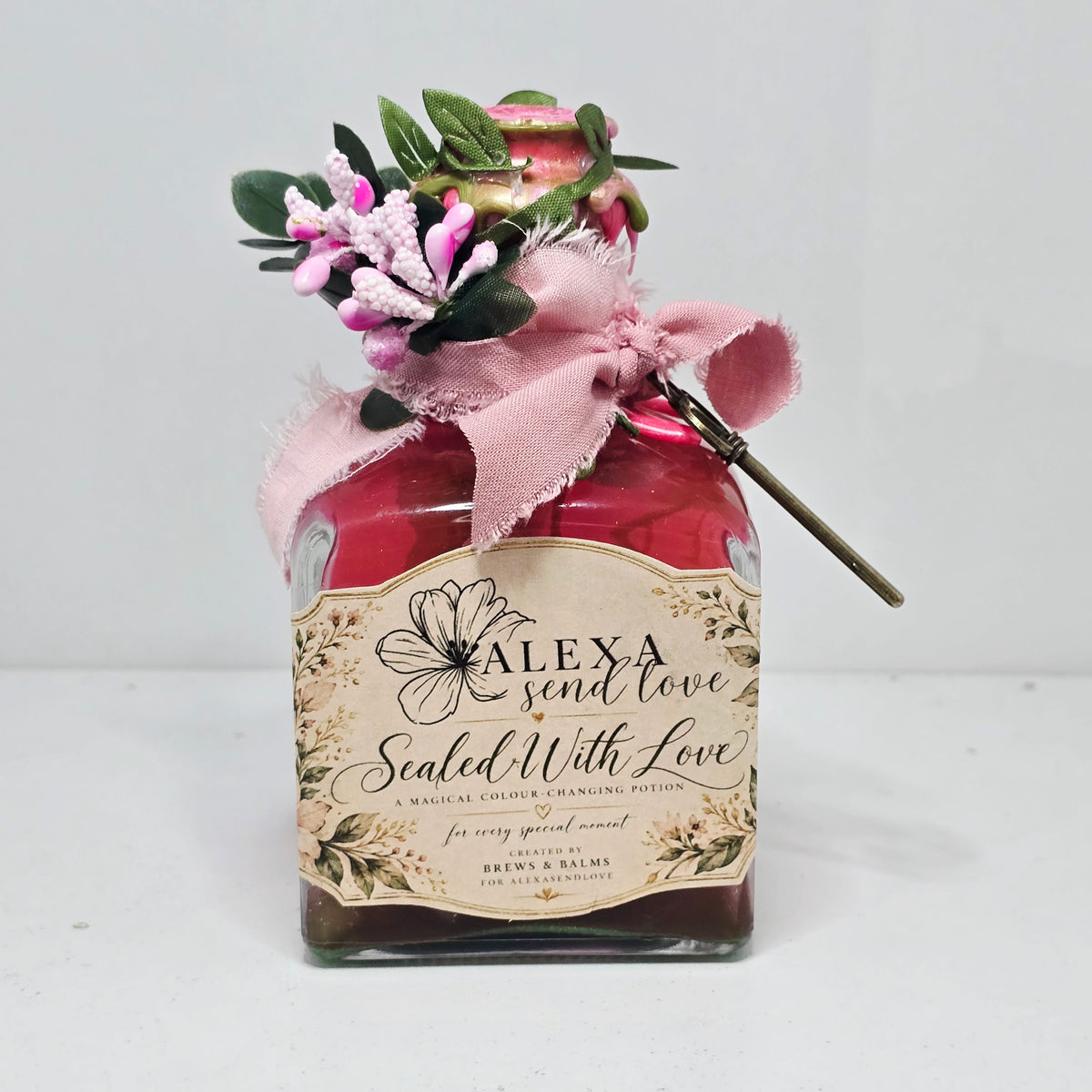 Handmade Personalized Decorative Potion Bottle - Custom Designed for you!