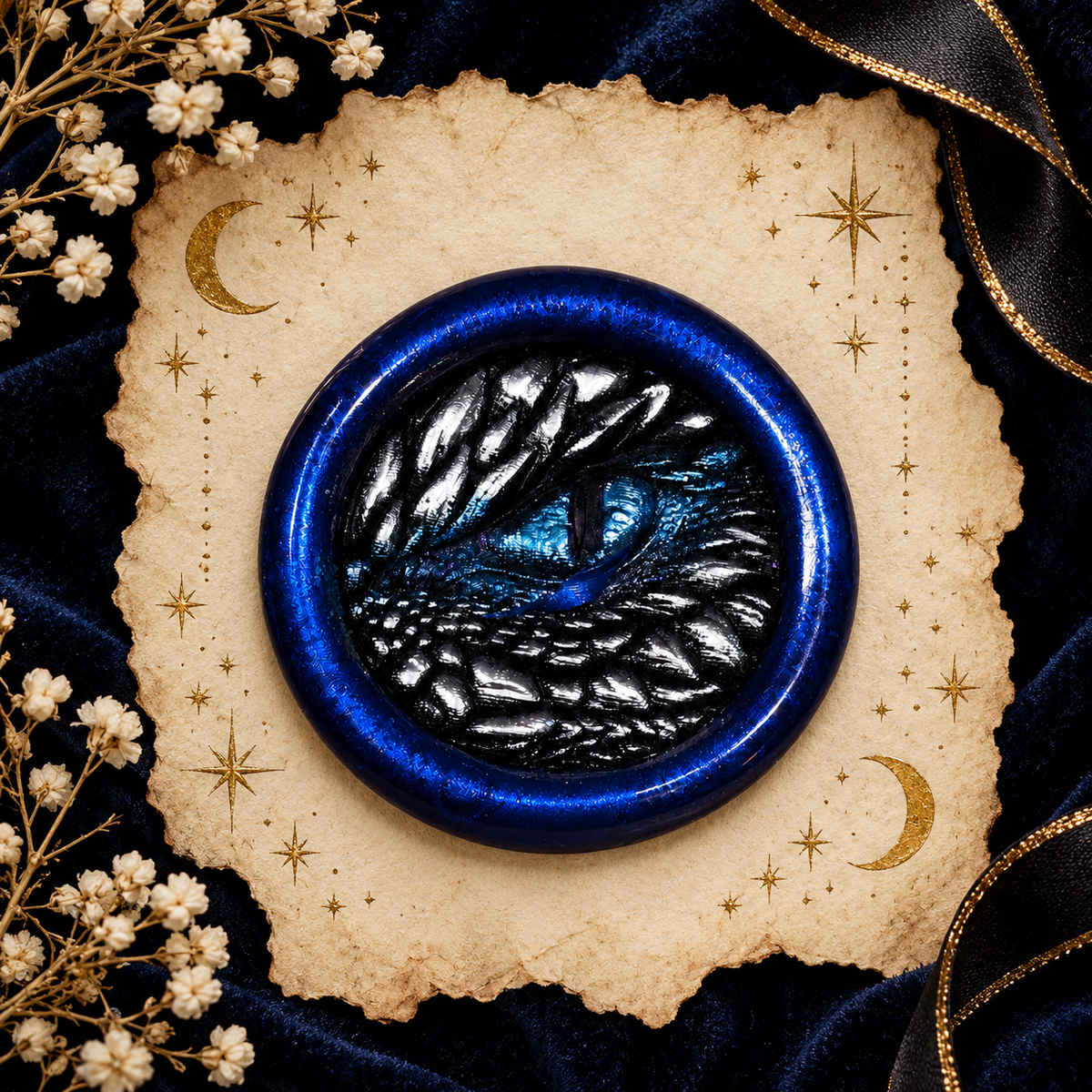 Handmade Dragon Eye Wax Seals Peel & Stick Multiple Colors