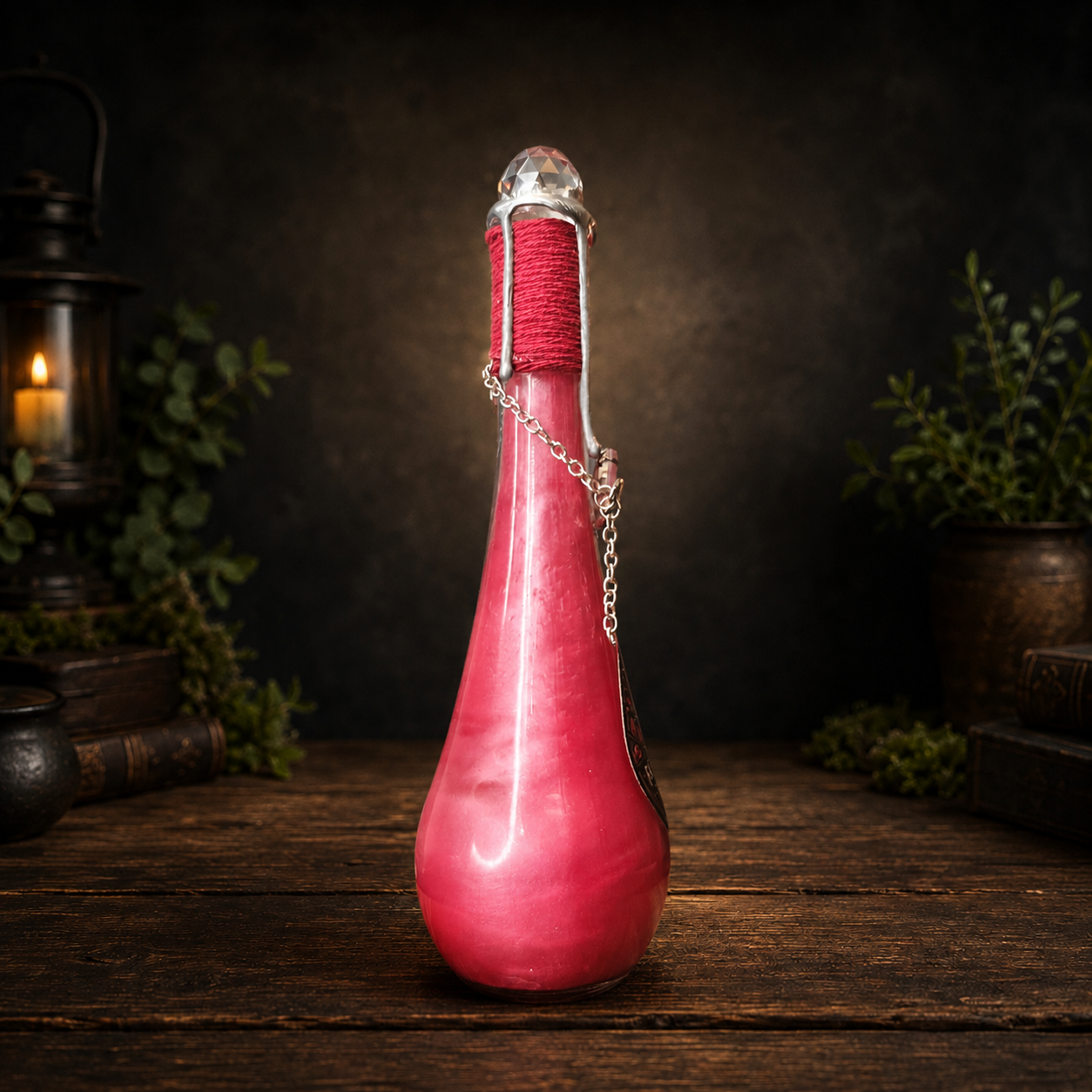 Handmade Fae Light Bloom Color Changing Decorative Potion Bottle Prop