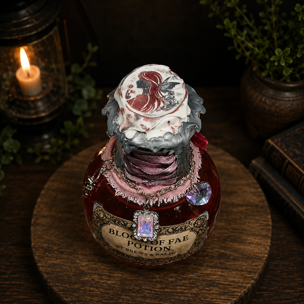 Handmade Bloom of Fae Color-Changing Decorative Potion Prop