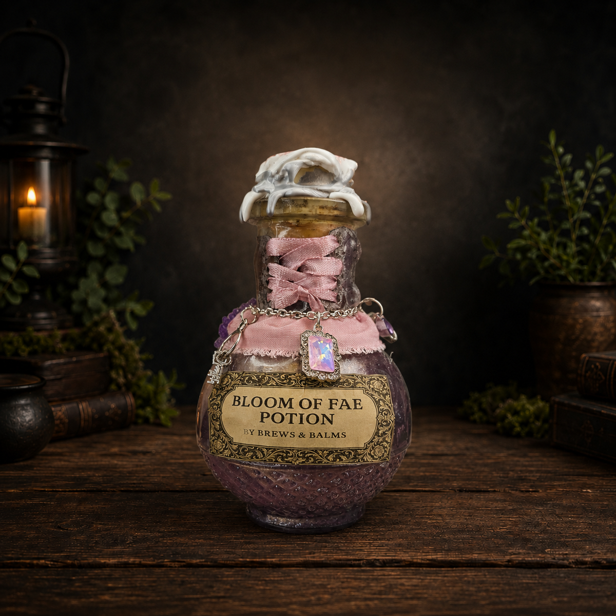 Handmade Bloom of Fae Color-Changing Decorative Potion Prop