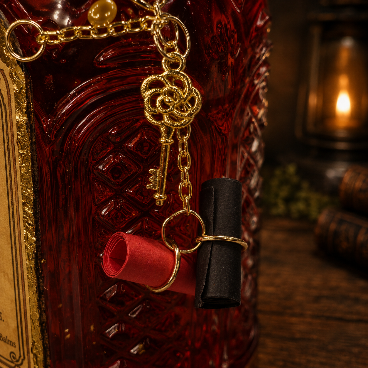 Handmade LOVE Affirmation Color-Changing Potion Bottle Prop Decorative Potion | Red to Purple