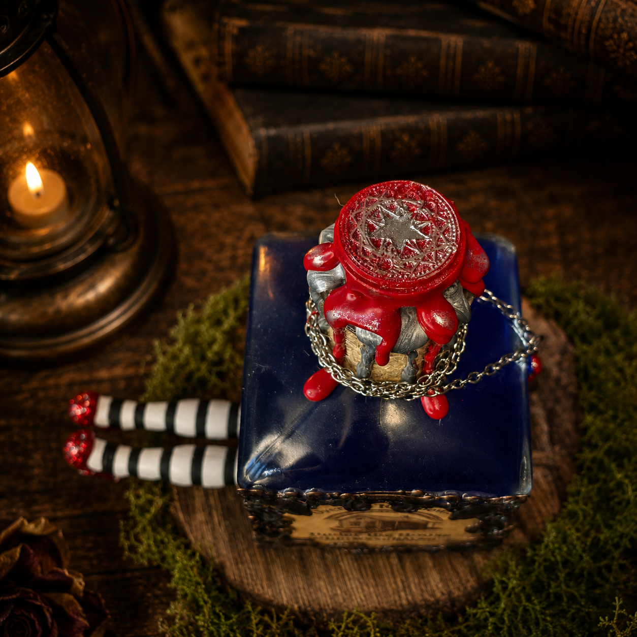 Handmade Over the Rainbow...Under the House Color Changing Potion Bottle Prop