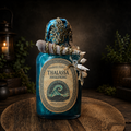 Handmade Thalassa Awakening Potion – Color Changing Ocean Decor Bottle – Black to Teal Greek Mythology Inspired Gift