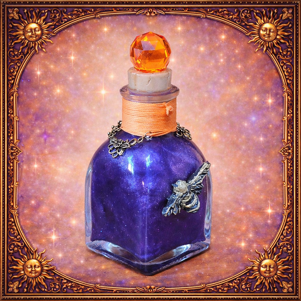Still Shining, Just Smarter Color-Changing Decorative Glass Potion Prop Orange - Purple