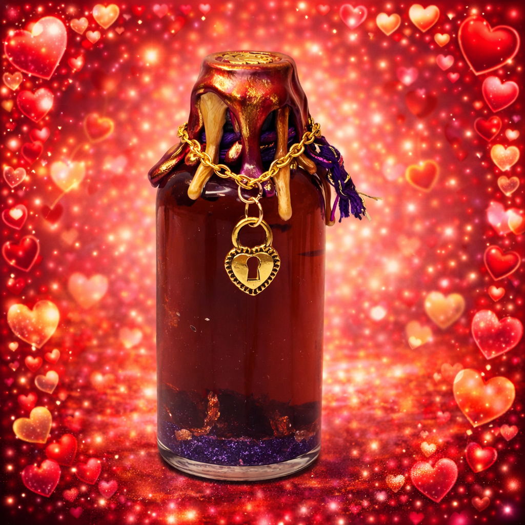 Ambrosia of Aphrodite A Color Changing Potion Bottle Prop Decorative 3.5 " Tall Round