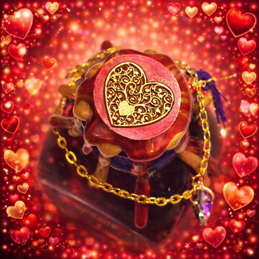 Ambrosia of Aphrodite A Color Changing Potion Bottle Prop Decorative 4.5 " Tall Square