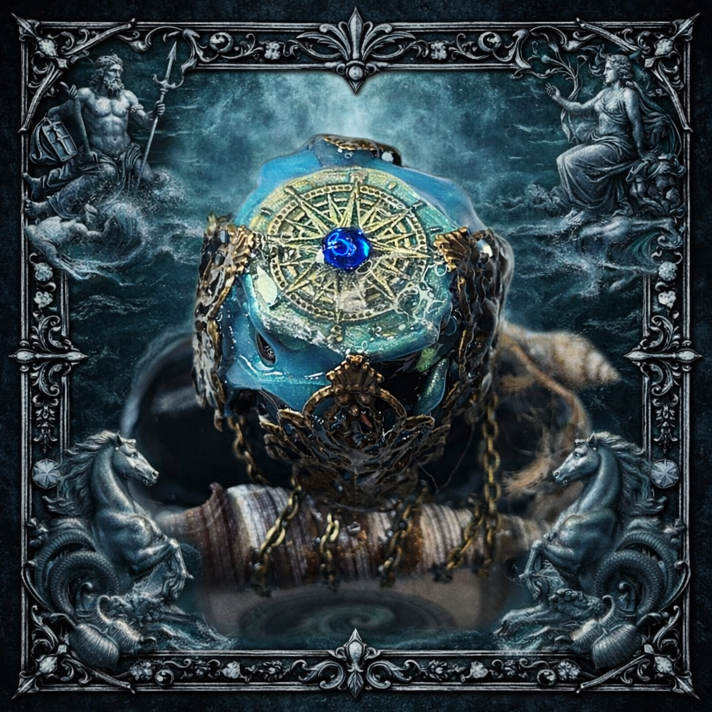 Thalassa Awakening — Decorative Color-Changing Sea Potion Bottle