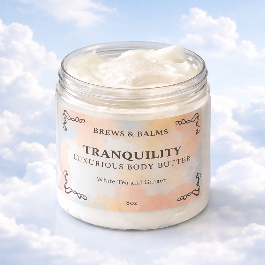 Tranquility Luxurious Body Butter – White Tea & Ginger 8 oz