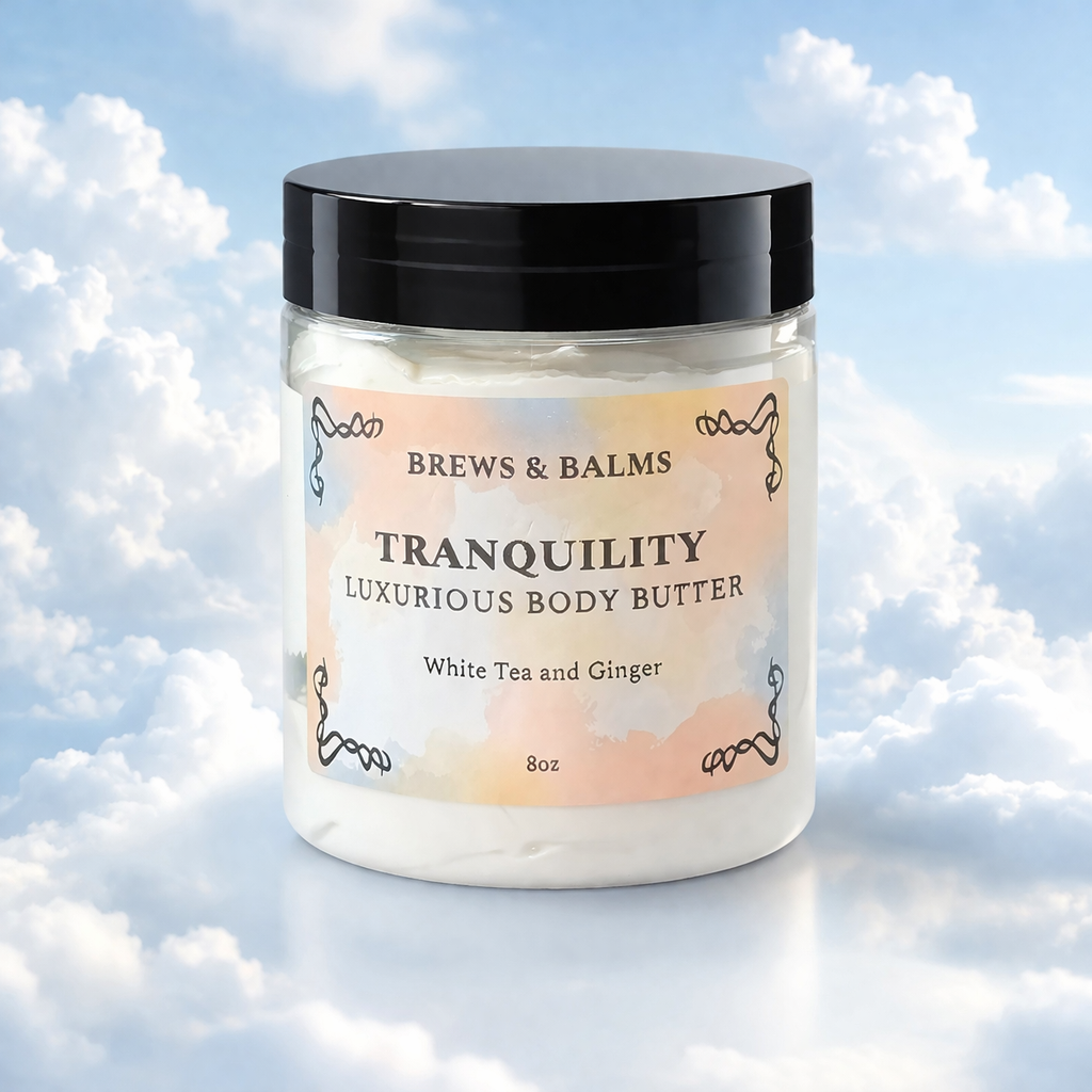 Tranquility Luxurious Body Butter – White Tea & Ginger 8 oz