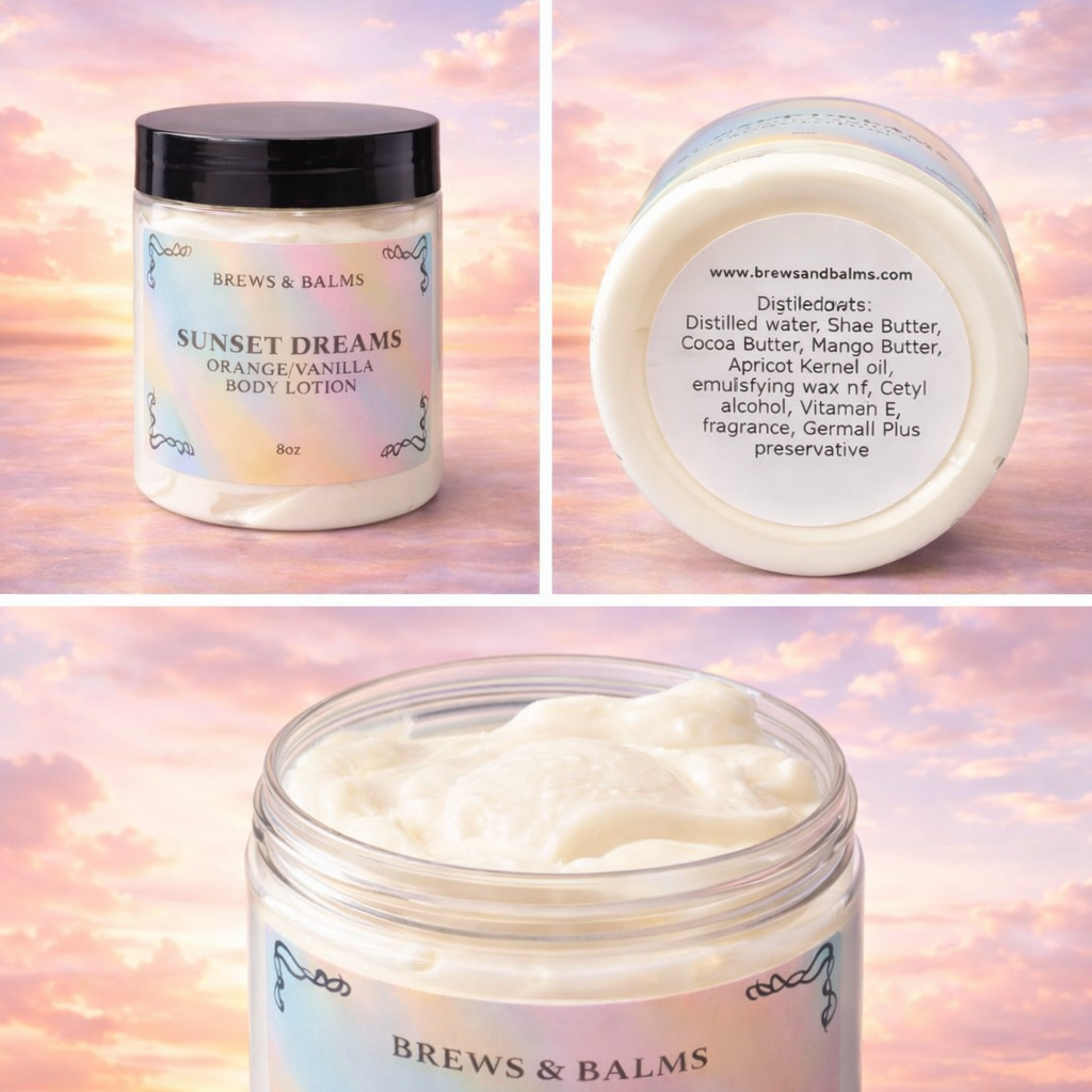 Sunset Dreams Orange & Vanilla Body Lotion | 8oz