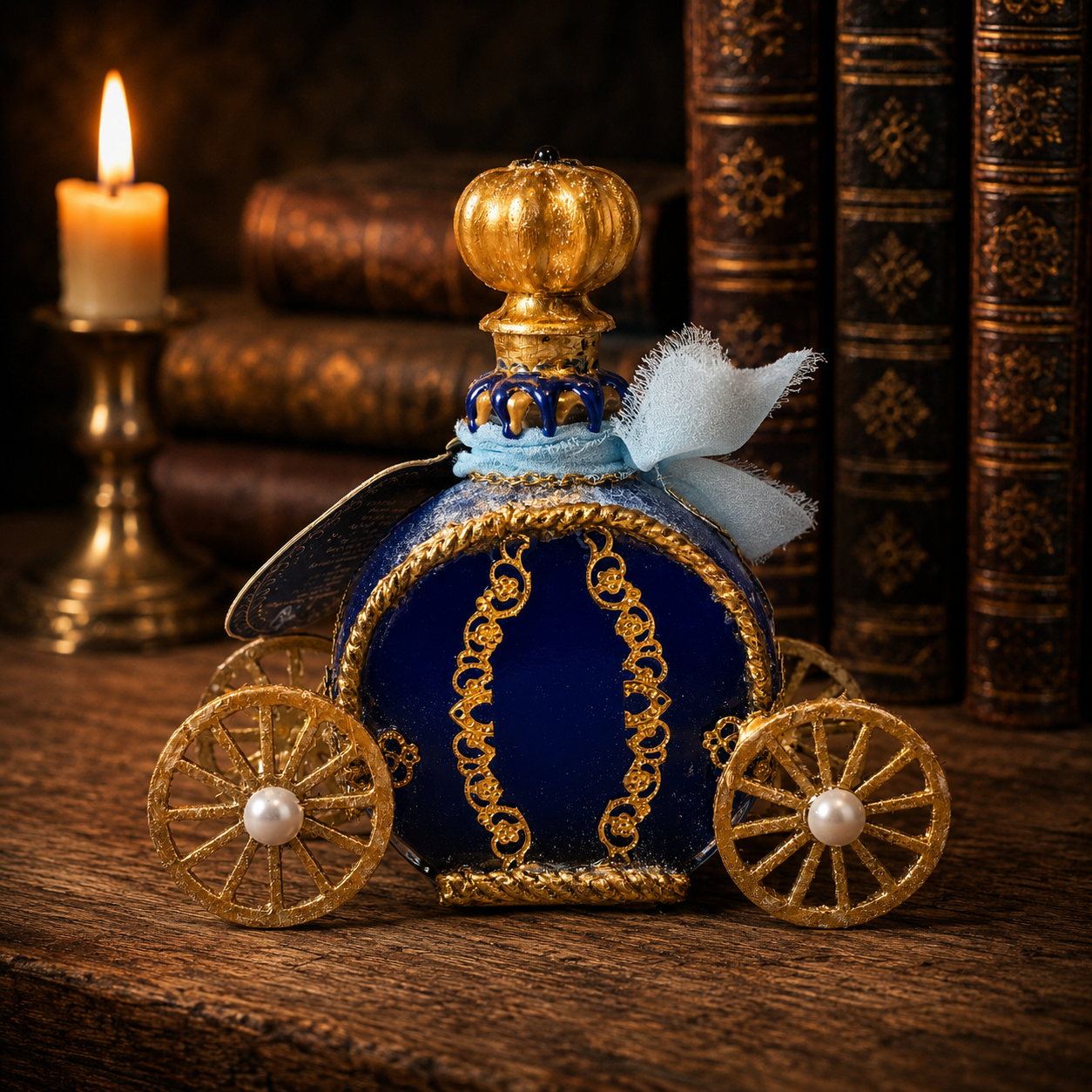 Enchanted – Midnight Carriage Elixir Decorative Color-Changing Potion Bottle