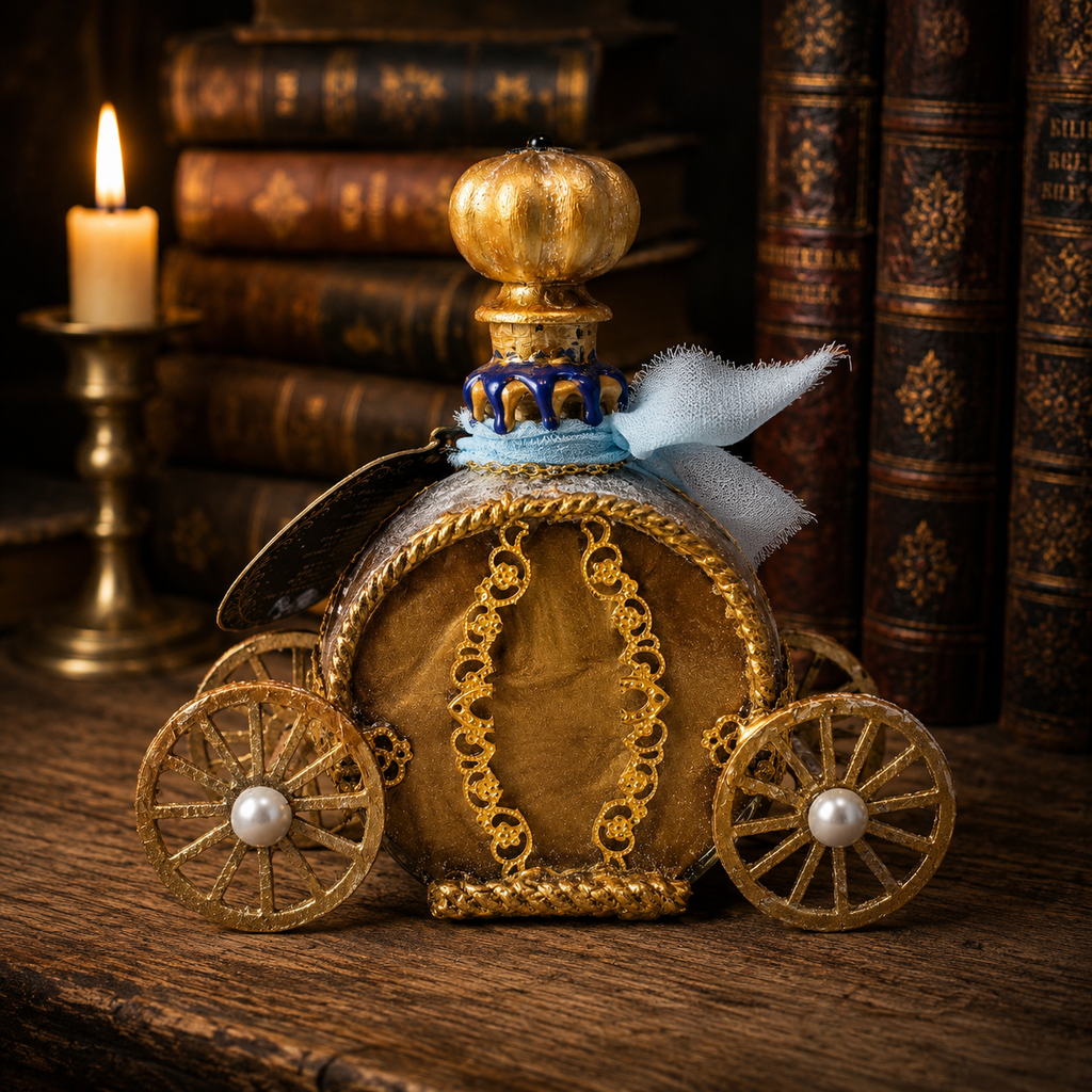 Enchanted – Midnight Carriage Elixir Decorative Color-Changing Potion Bottle