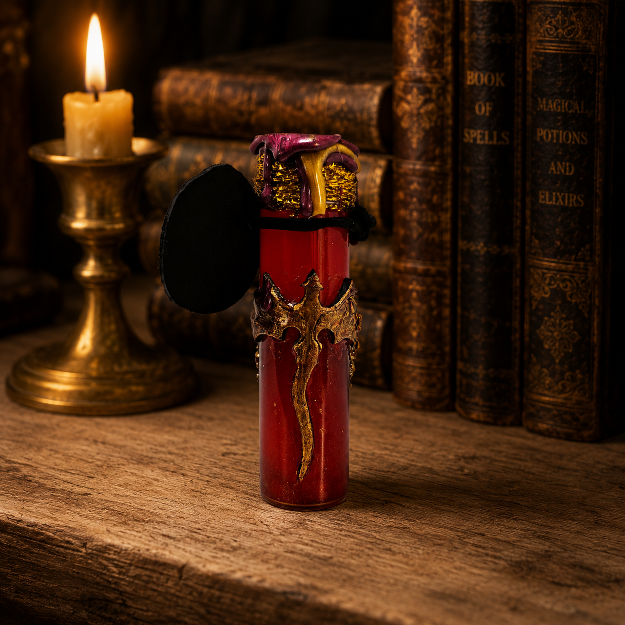 Dragon Fire Decorative Potion Prop | Dragoncore Fantasy Decor