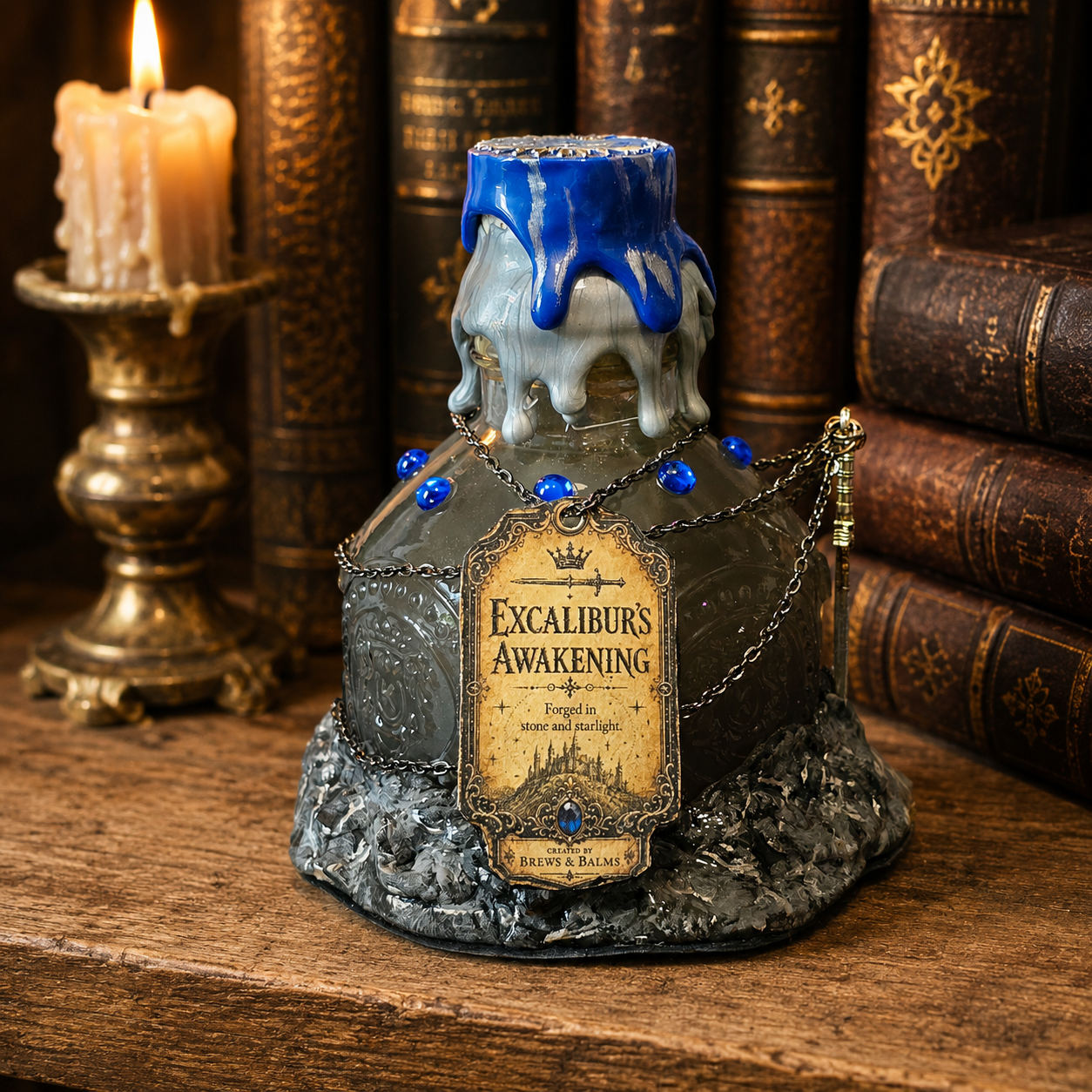 Excalibur’s Awakening | Color Changing Fantasy Potion Bottle