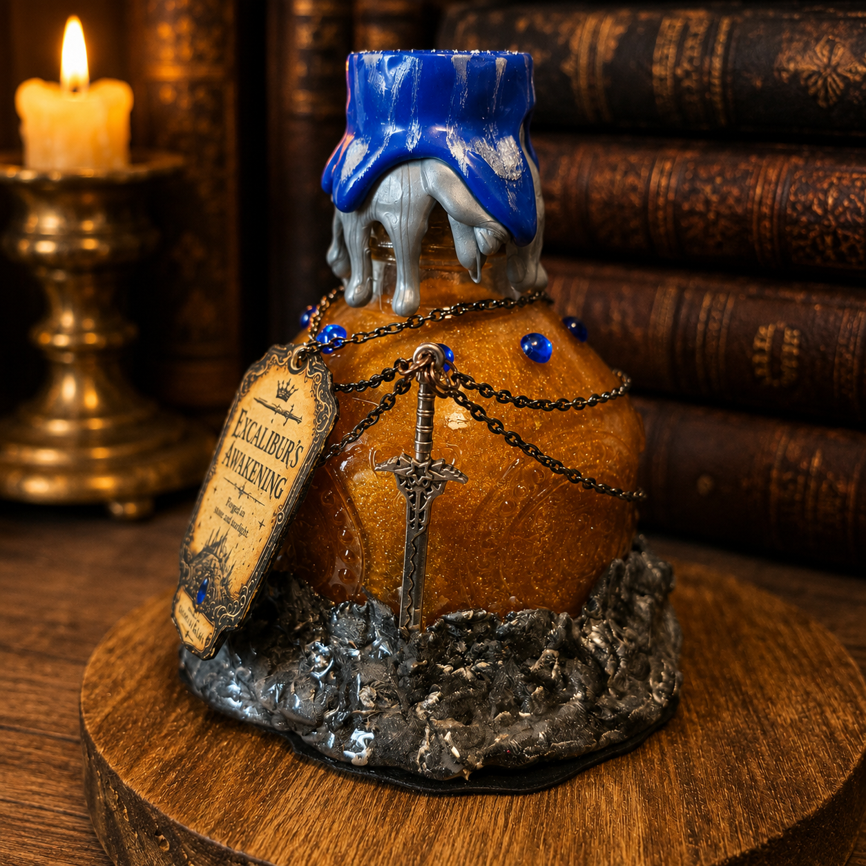 Excalibur’s Awakening | Color Changing Fantasy Potion Bottle