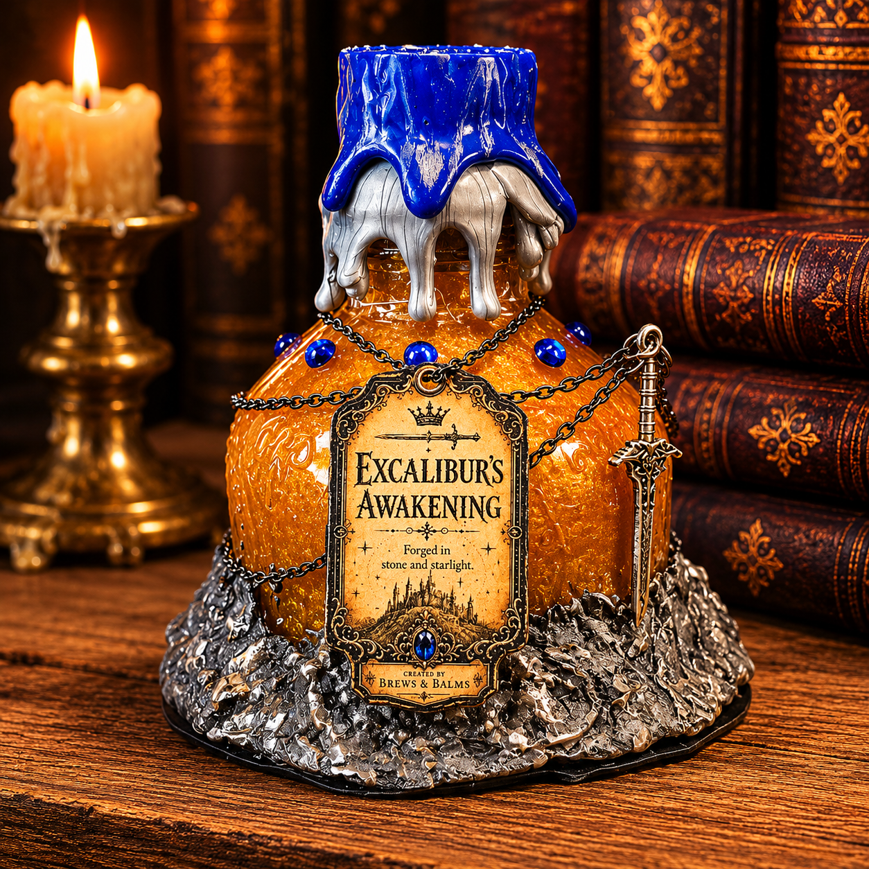 Excalibur’s Awakening | Color Changing Fantasy Potion Bottle