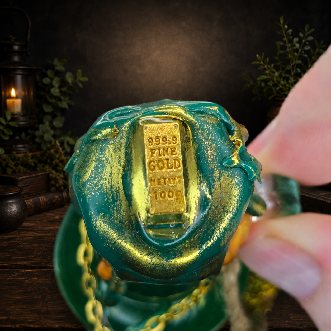 Handmade Fortune In A Bottle Potion Prop A Color Changing decorative bottle