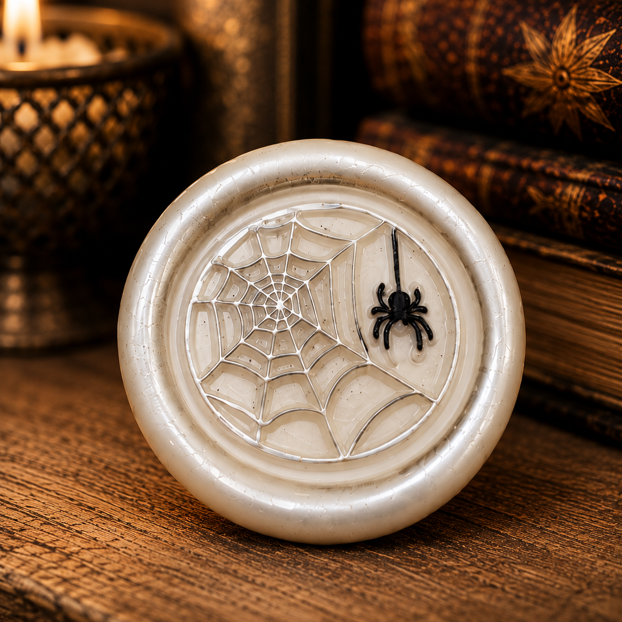 Handmade Halloween Wax Seals Various Styles, Pumpkins, Spiders, Cats, Spooky Scarecrow Wax Seal with Adhesive