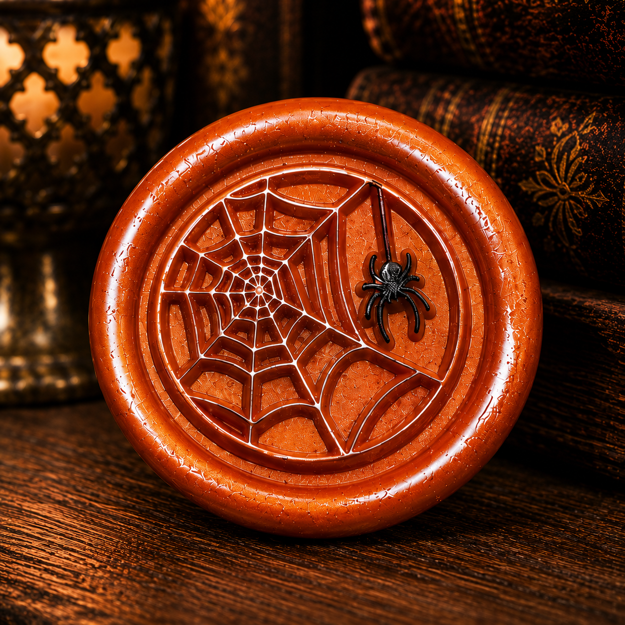 Handmade Halloween Wax Seals Various Styles, Pumpkins, Spiders, Cats, Spooky Scarecrow Wax Seal with Adhesive