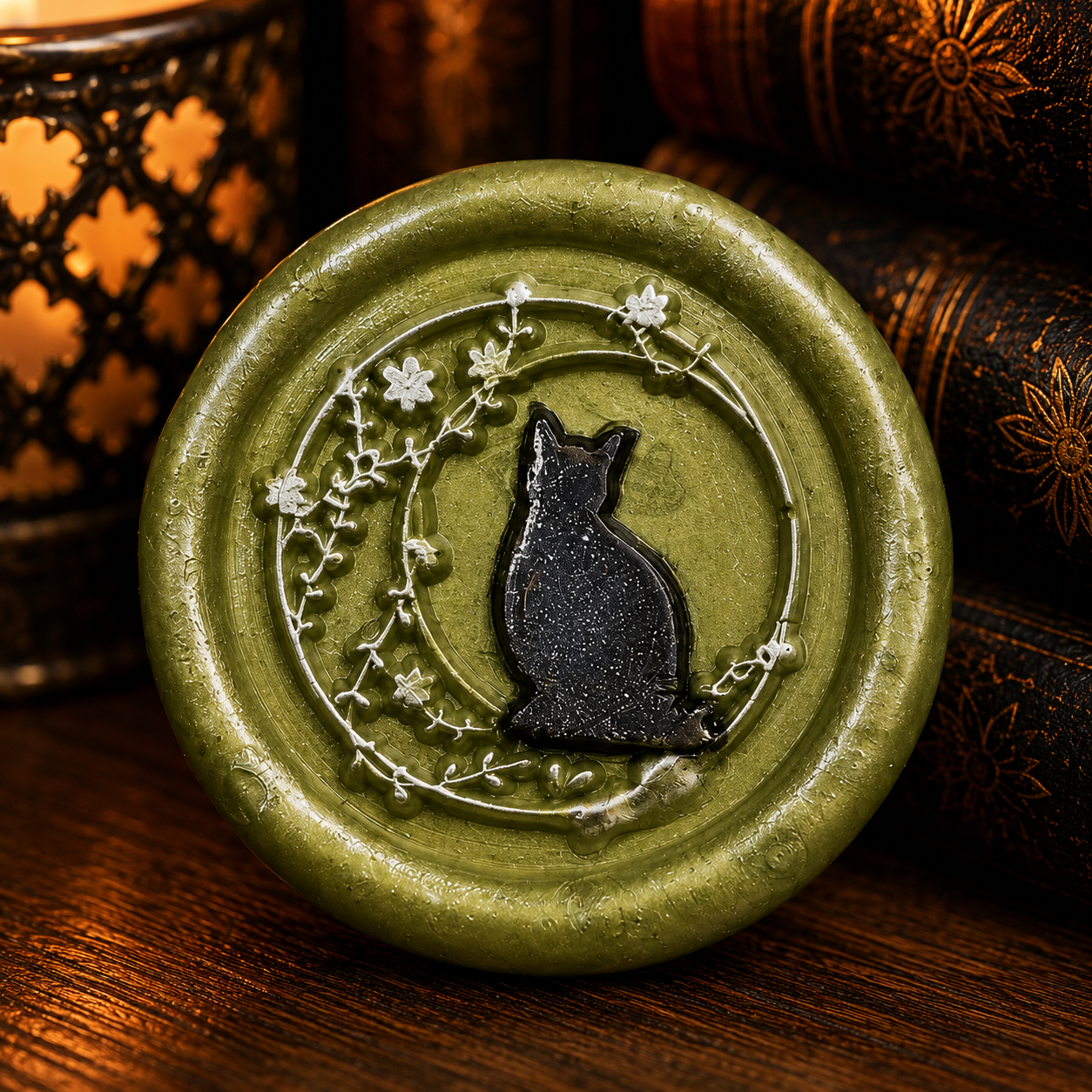 Handmade Halloween Wax Seals Various Styles, Pumpkins, Spiders, Cats, Spooky Scarecrow Wax Seal with Adhesive