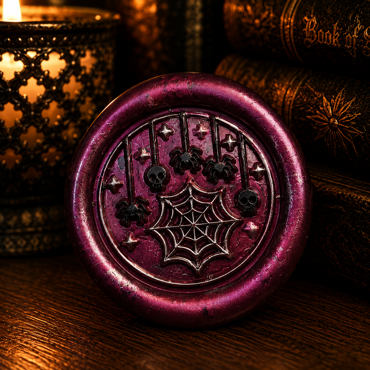 Handmade Halloween Wax Seals Various Styles, Pumpkins, Spiders, Cats, Spooky Scarecrow Wax Seal with Adhesive