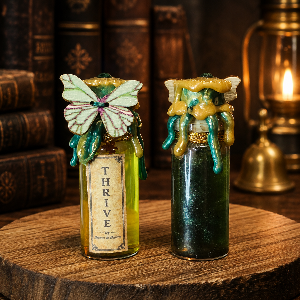 Handmade Mini affirmation decorative potion bottles - Believe - Love - Magic - Halo - Thrive - Stargazer - Shimmer