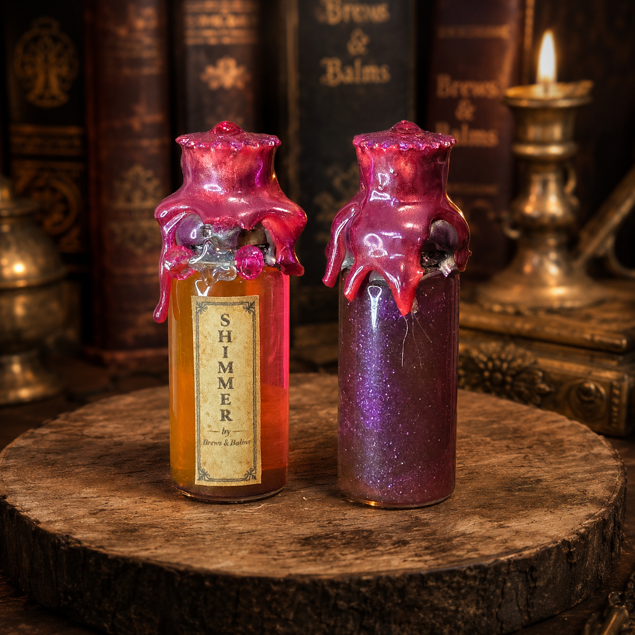 Handmade Mini affirmation decorative potion bottles - Believe - Love - Magic - Halo - Thrive - Stargazer - Shimmer