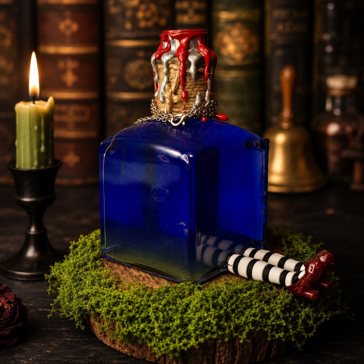 Handmade Over the Rainbow...Under the House Color Changing Potion Bottle Prop