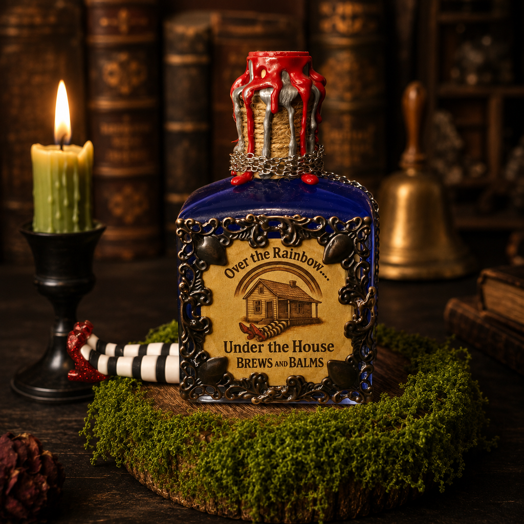 Handmade Over the Rainbow...Under the House Color Changing Potion Bottle Prop