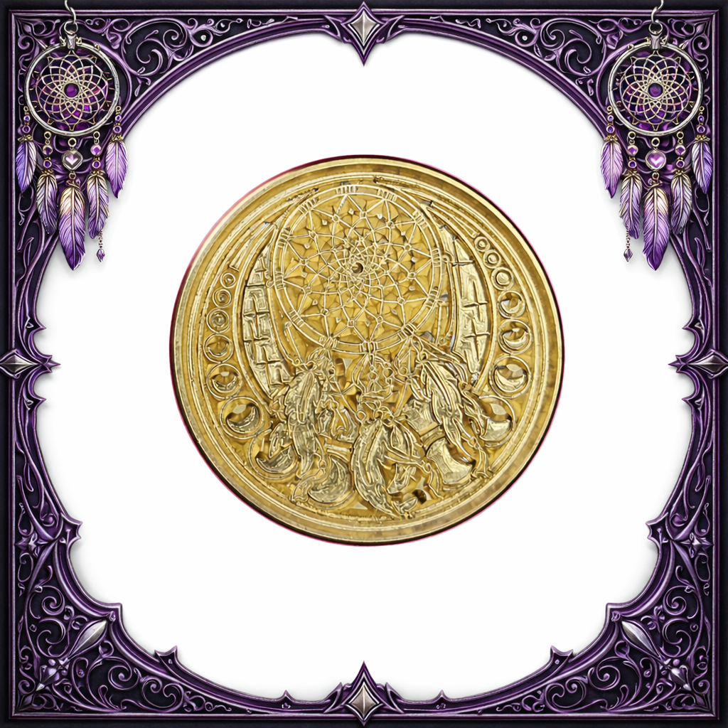 Wax Seal Stamp – Dream Catcher - Brass - For Sealing Envelopes and Gifts