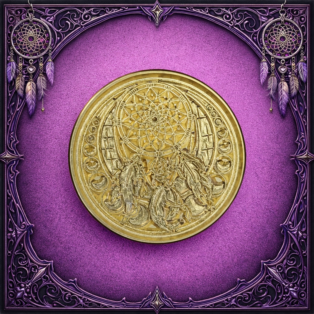 Wax Seal Stamp – Dream Catcher - Brass - For Sealing Envelopes and Gifts