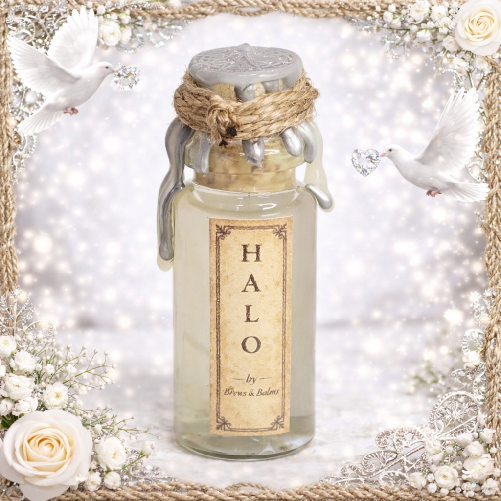 Halo Clear to Silver Color-Changing Decorative Mini Potion Bottle Prop