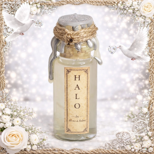 Halo Clear to Silver Color-Changing Mini Potion Bottle Prop, Handmade by Brews & Balms
