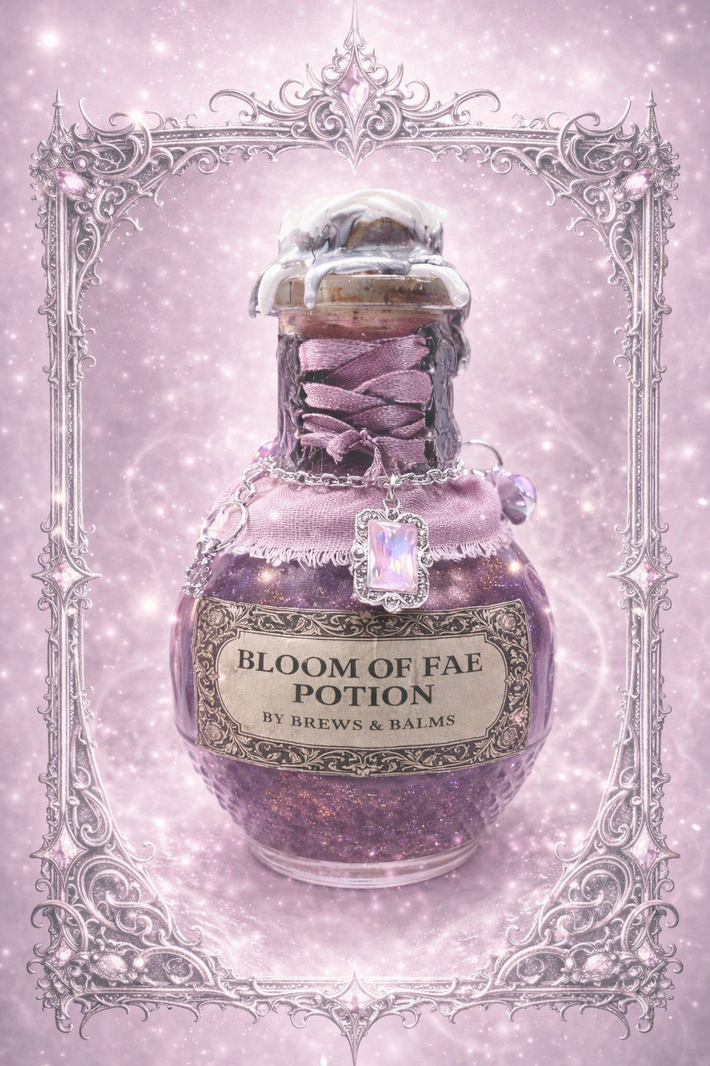 Bloom of Fae Color-Changing Decorative Potion Prop 5.5" Tall
