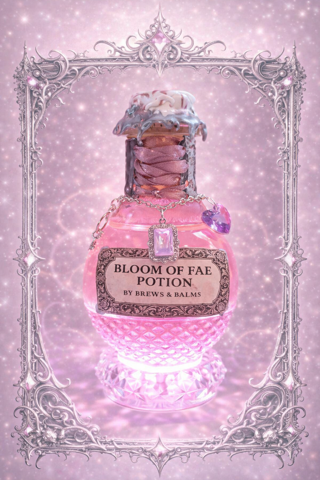 Bloom of Fae Color-Changing Decorative Potion Prop 5.5" Tall