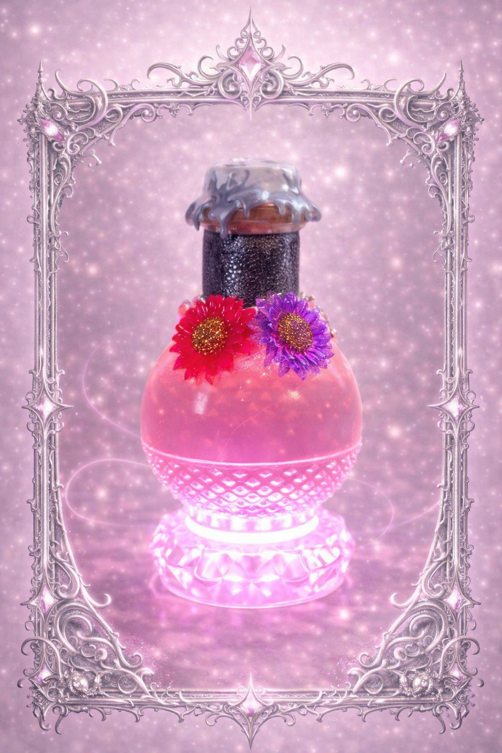 Bloom of Fae Color-Changing Decorative Potion Prop 5.5" Tall