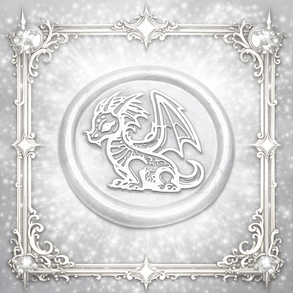 Cute Dragon Envelope Wax Seals – Peel & Stick • Multiple Colors