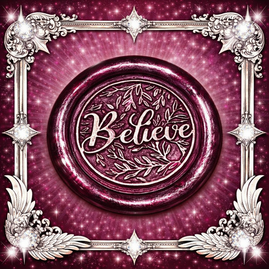 Believe Wax Seals – Peel & Stick • Multiple Colors Silver & Gold Accents
