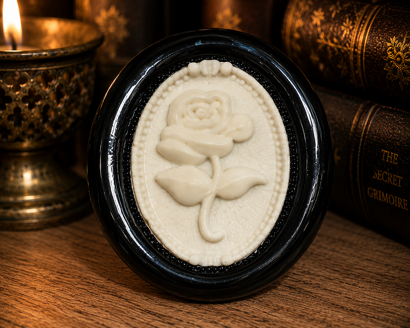 Handmade Gothic Rose Two Color Wax Seals Peel & Stick Multiple Colors