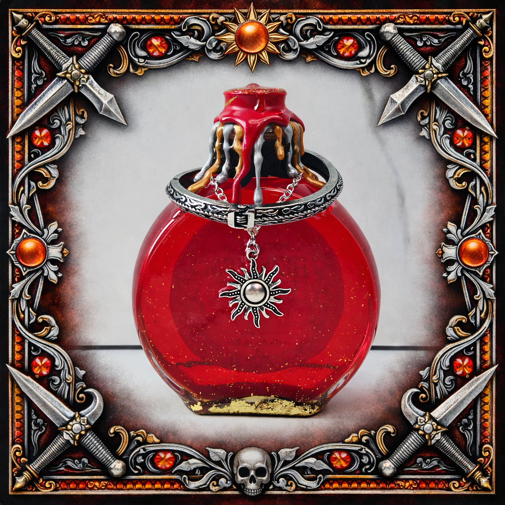 Potion of Heroism Bottle – Color Changing Fantasy Decor – Courage Under Fire Legendary