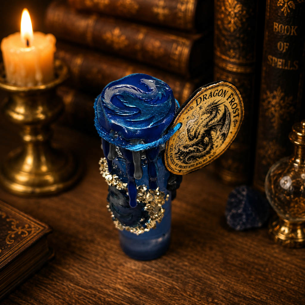 Dragon Frost Decorative Potion Bottle Prop | Dragoncore Fantasy Decor